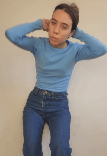 Taya tee - ligth blue