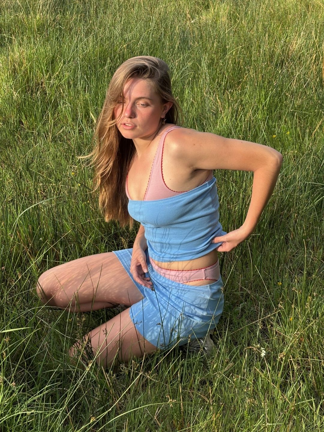 NINA shorts - light blue