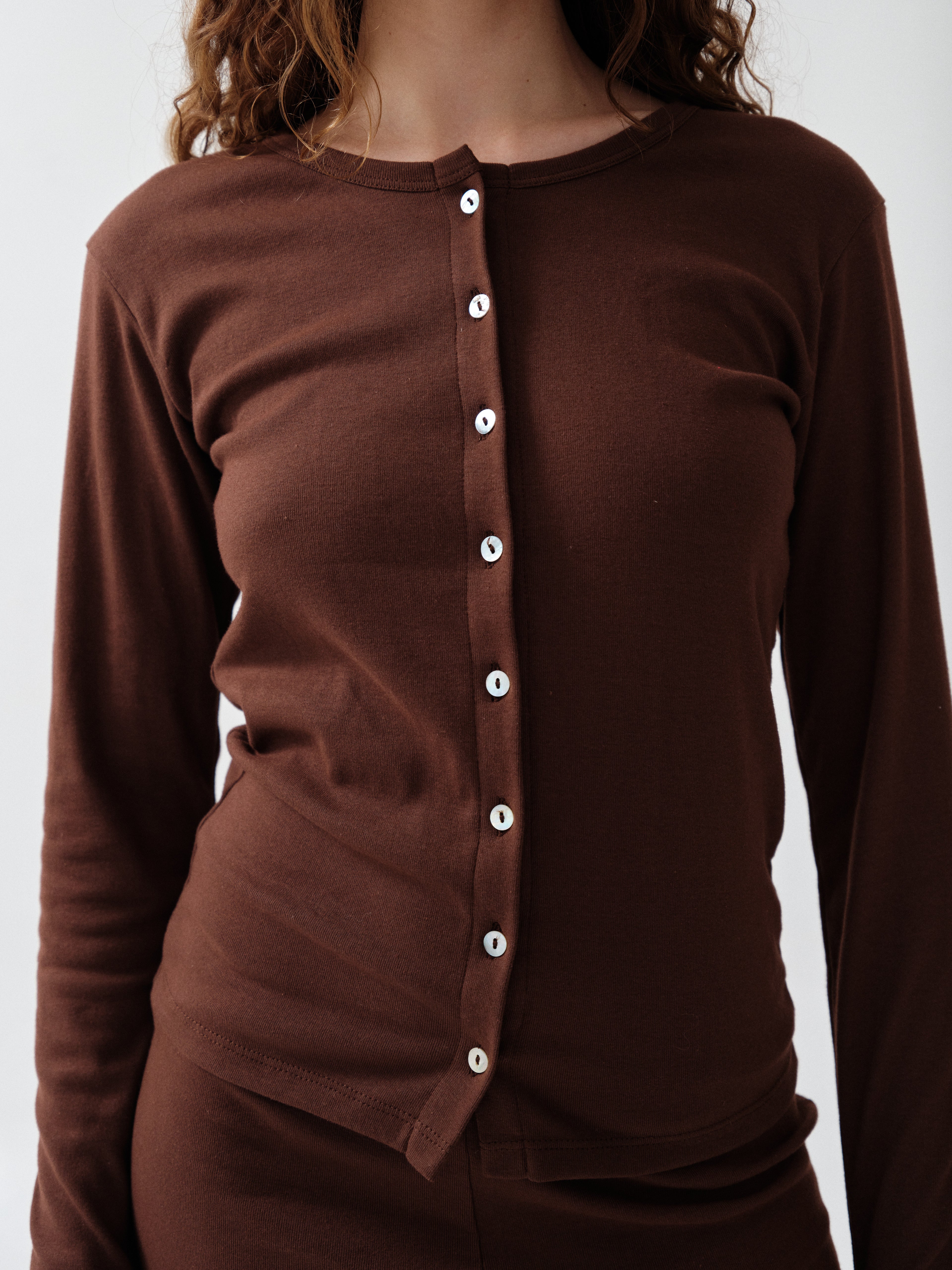 Coming soon LENA cardigan - coffee