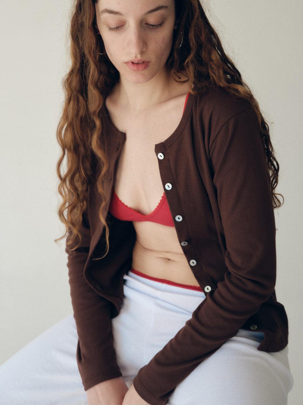 Coming soon LENA cardigan - coffee