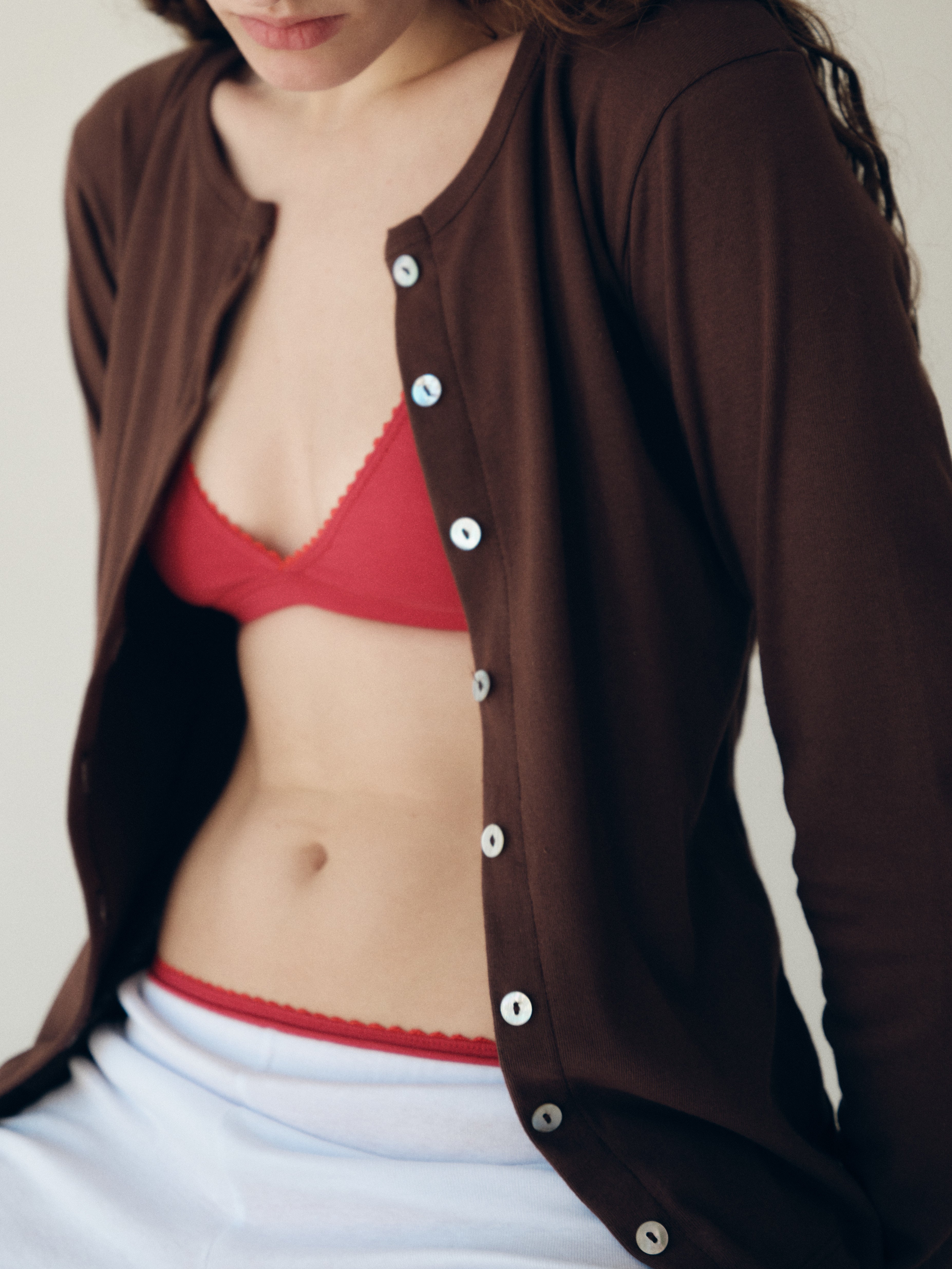 Coming soon LENA cardigan - coffee