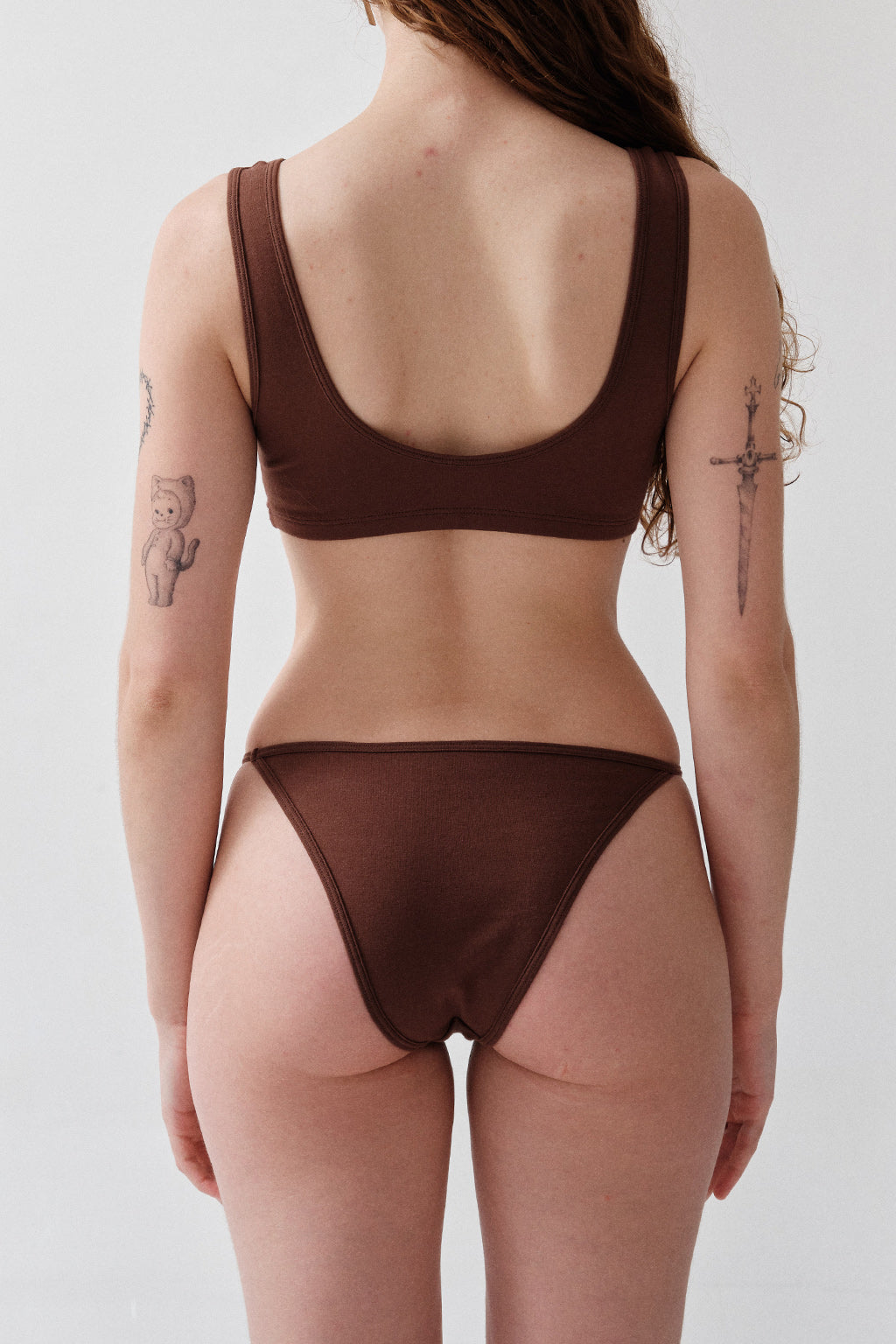 KIRA STRING BIKINI - COFFEE