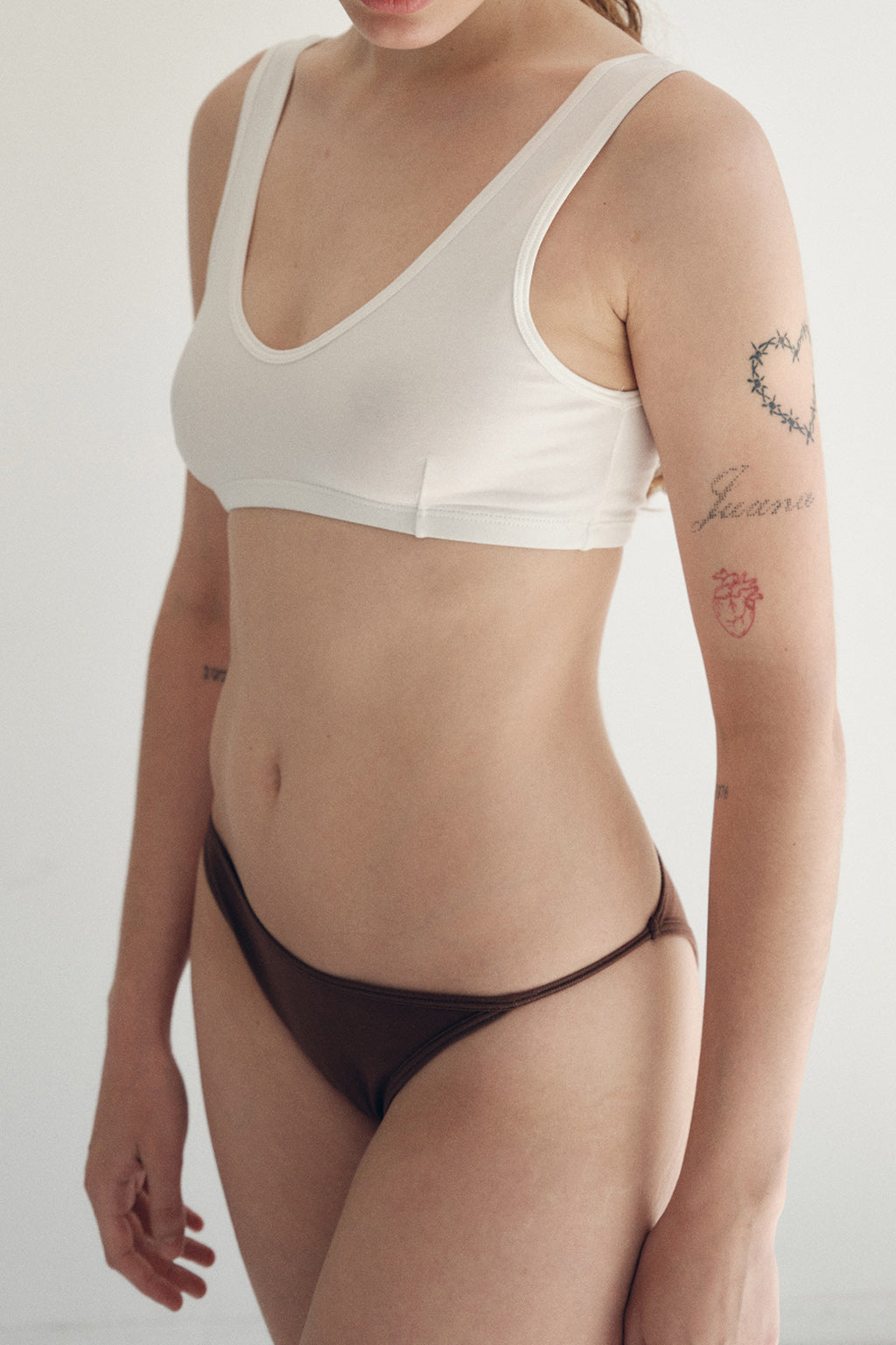 KIRA STRING BIKINI - COFFEE