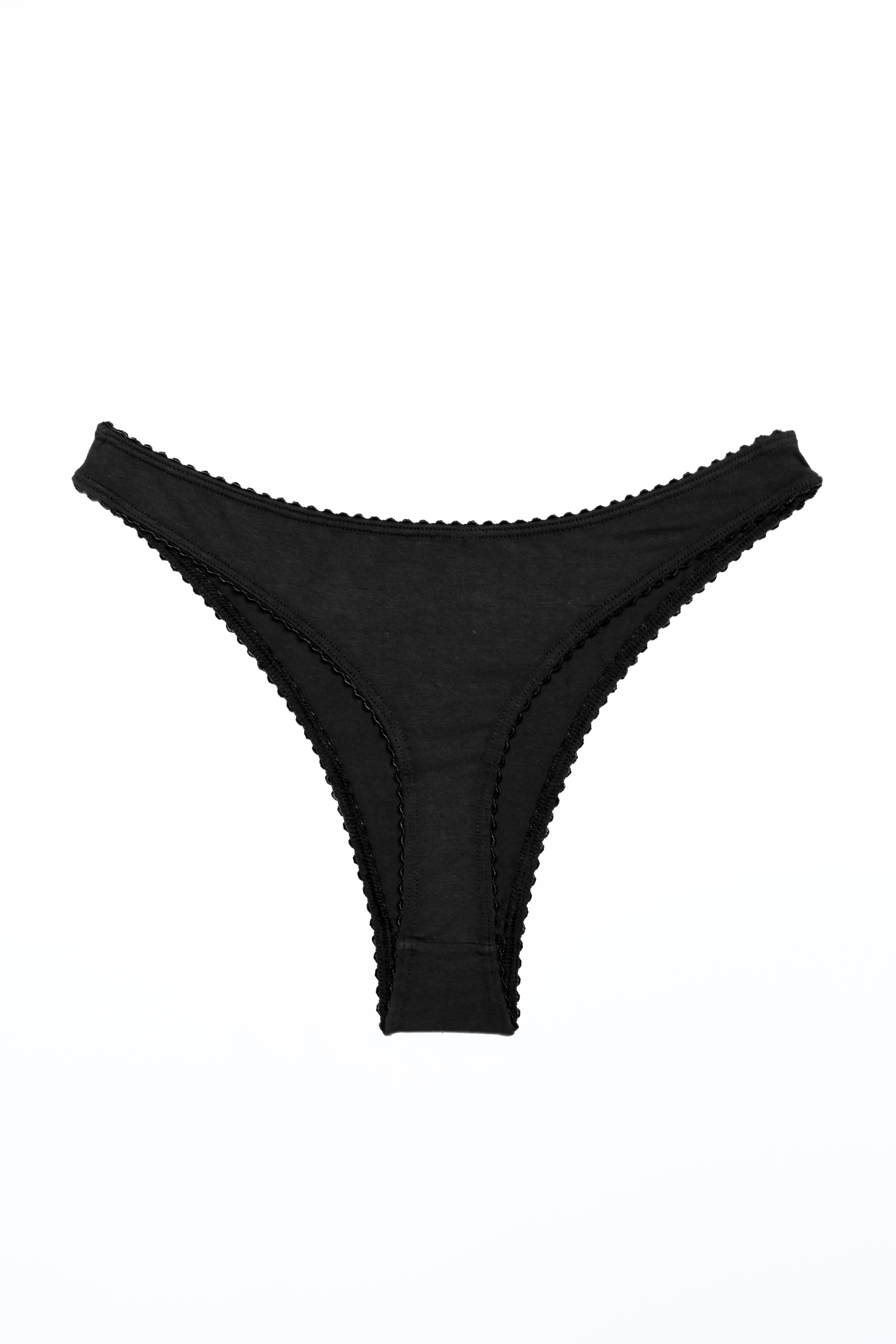 FLOR thong –  black