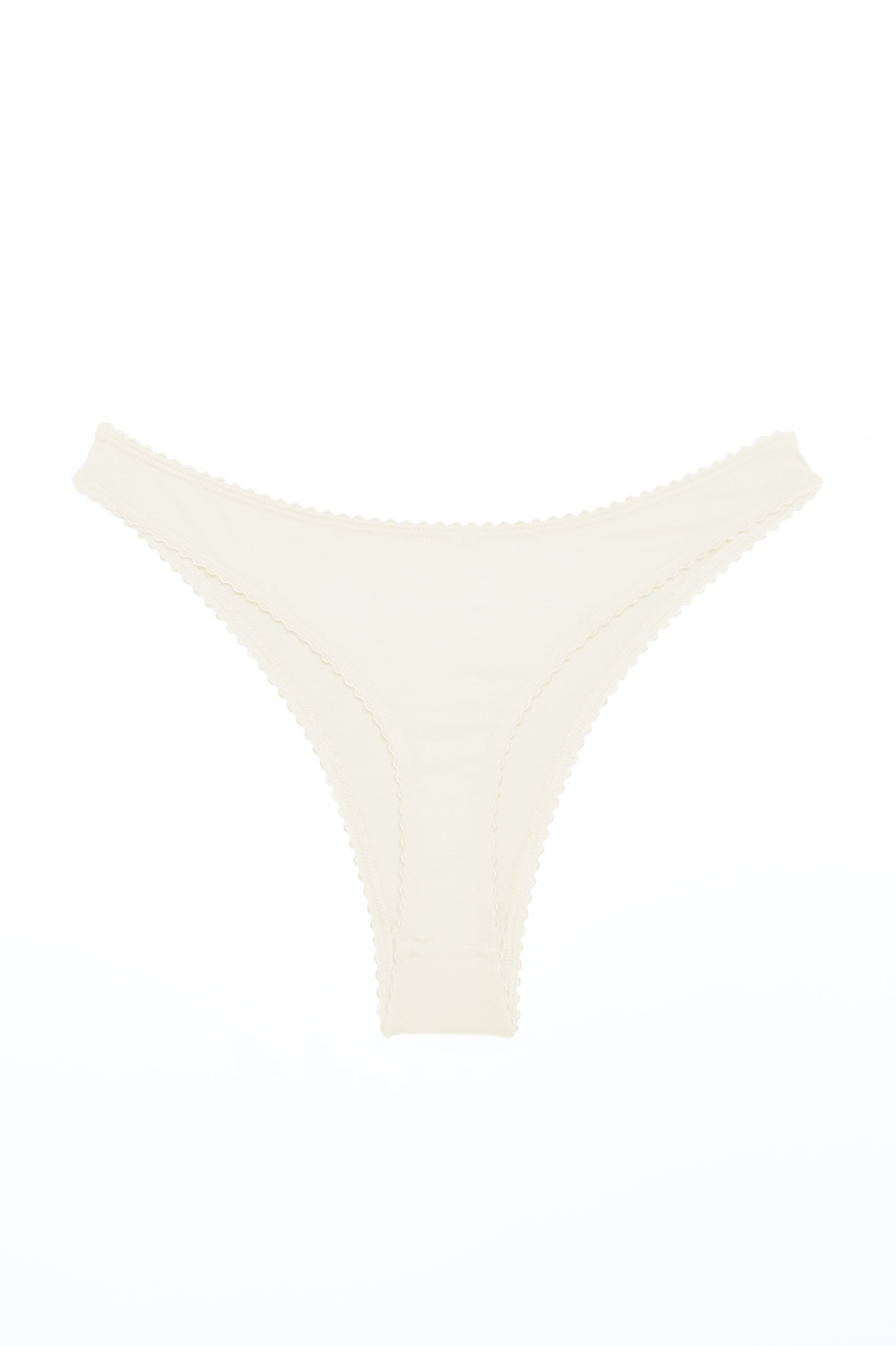 FLOR thong –  cream